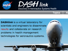 Screen capture of the Dashlink website.